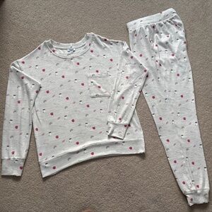 Long sleeve winter pajama set